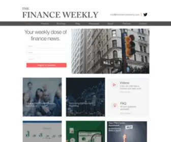 Thefinanceweekly.com(Your weekly dose of finance news) Screenshot