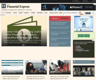 Thefinancialexpress-BD.com(The Financial Express) Screenshot