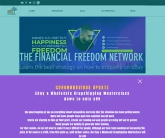 Thefinancialfreedomnetwork.co.uk(How to dropship on eBay by) Screenshot