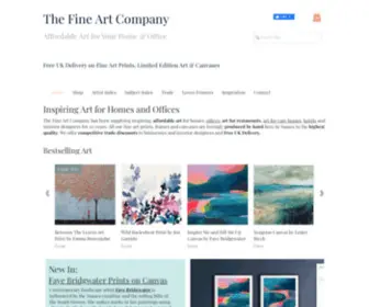 Thefineartcompany.co.uk(The Fine Art Company) Screenshot
