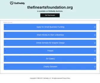 Thefineartsfoundation.org(WordPress Hosting) Screenshot