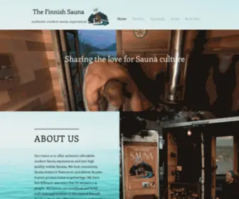 Thefinnishsauna.ca(The Finnish Sauna co) Screenshot