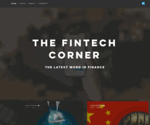 Thefintechcorner.com(The FinTech Corner) Screenshot