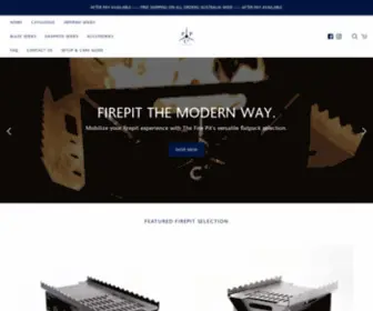 Thefirepitco.com.au(Flat pack fire pit) Screenshot