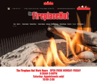 Thefireplacehut.com(The Fireplace Hut) Screenshot