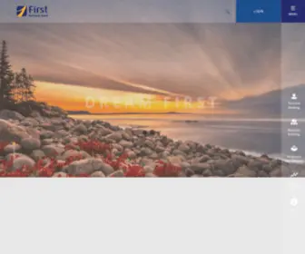 Thefirst.com(Explore First National Bank) Screenshot