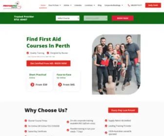 Thefirstaidcourseperth.com.au(First Aid Course Perth) Screenshot