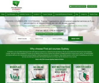 Thefirstaidcoursesydney.com.au(First aid courses Sydney) Screenshot