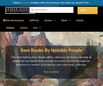 Thefirstedition.com(The First Edition Rare Books) Screenshot