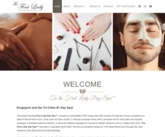 Thefirstladydayspa.com(Full Service Day Spa & Salon in Kingsport) Screenshot