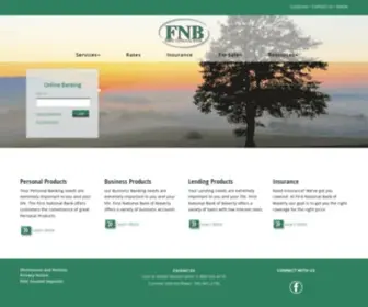 Thefirstnational.com(First National Bank) Screenshot