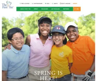 Thefirsttee.org(First Tee) Screenshot