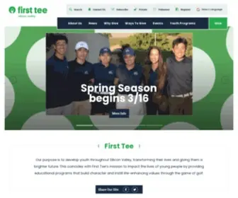 Thefirstteesiliconvalley.org(First Tee) Screenshot