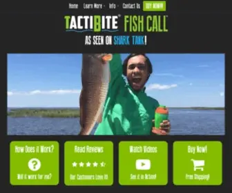 Thefishcall.com(The TactiBite Fish Call) Screenshot