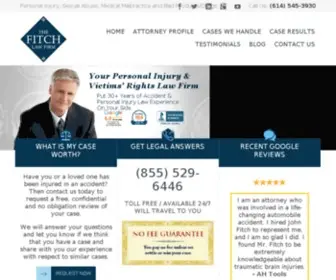 Thefitchlawfirm.com(Columbus Personal Injury Lawyer) Screenshot