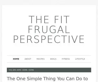 Thefitfrugalperspective.com(The Fit Frugal Perspective) Screenshot