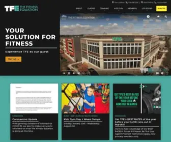 Thefitnessequation.com(Family Gym In Chantilly and Ashburn) Screenshot