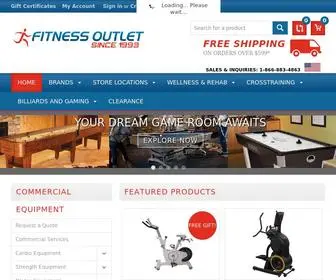 Thefitnessoutlet.com(Official Site. Award Winner of Home and Commercial Fitness Equipment) Screenshot