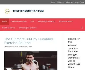 Thefitnessphantom.com(The Fitness Phantom) Screenshot