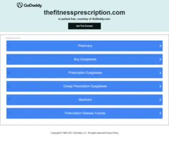 Thefitnessprescription.com(Thefitnessprescription) Screenshot