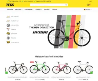 Thefixedgearshop.de(The Fixed Gear Shop) Screenshot