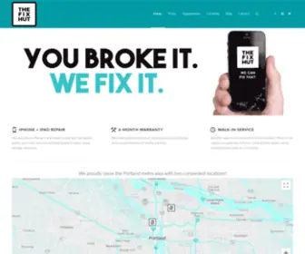 Thefixhut.com(The Fix Hut) Screenshot