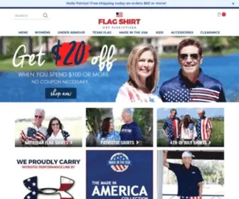 Theflagshirt.com(Patriotic Clothing) Screenshot