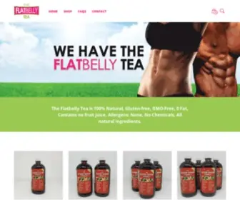 Theflatbellytea.com(My WordPress Blog) Screenshot