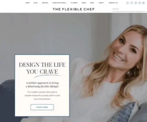 Theflexiblechef.com(The Flexible Chef) Screenshot