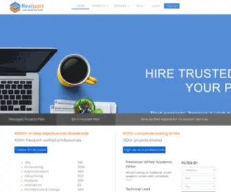 Theflexiport.com(The Flexiport) Screenshot
