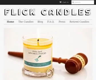 Theflickingcandles.com(Flick Candles) Screenshot