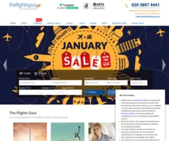 Theflightsguru.co.uk(Cheap Flight Deals) Screenshot