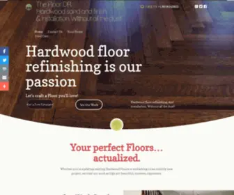 Thefloordr.com(Hardwood Floor Refinishing) Screenshot