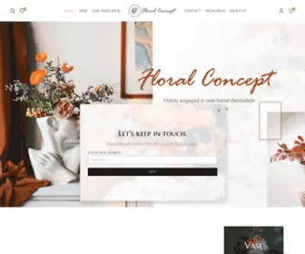 Thefloralconcept.com(Floral Concept) Screenshot