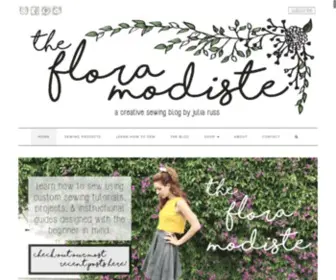 Thefloramodiste.com(The Flora Modiste) Screenshot