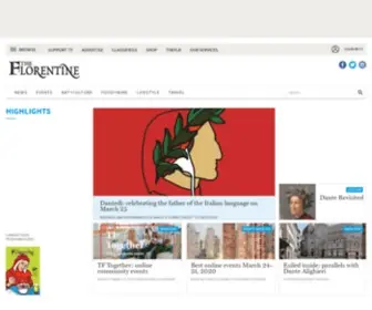 Theflorentine.net(English News Magazine in Florence) Screenshot