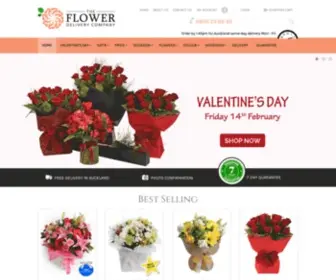 Theflowerdeliverycompany.co.nz(The Flower Delivery Company) Screenshot