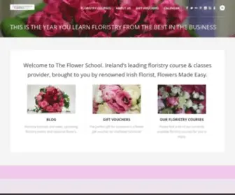 Theflowerschool.ie(The Flower School) Screenshot
