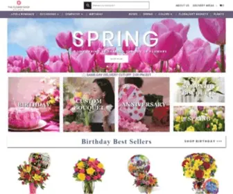 Theflowershopatl.com(The Flower Shop Atlanta) Screenshot