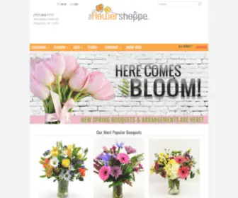 Theflowershoppeva.com(Poquoson Florist) Screenshot