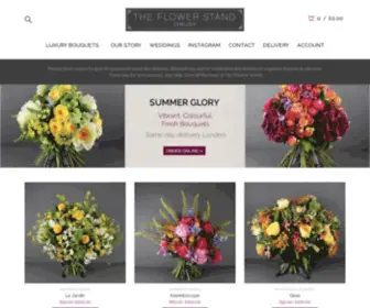 Theflowerstandchelsea.com(Luxury Bouquets London) Screenshot