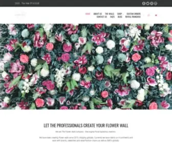 Theflowerwallcompany.com(We are The Flower Wall Company) Screenshot