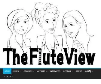 Thefluteview.com(The Flute View) Screenshot