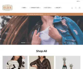 Thefluxboutique.com(Flux Boutique) Screenshot