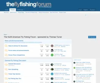 Theflyfishingforum.com(The North American Fly Fishing Forum) Screenshot