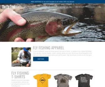 Theflytrout.com(Fly Fishing T) Screenshot