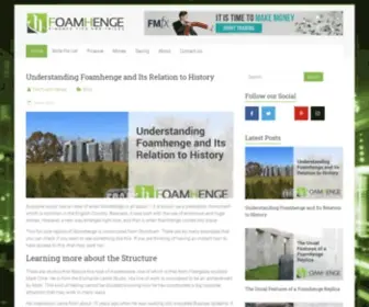 Thefoamhenge.com(The Foam Henge) Screenshot