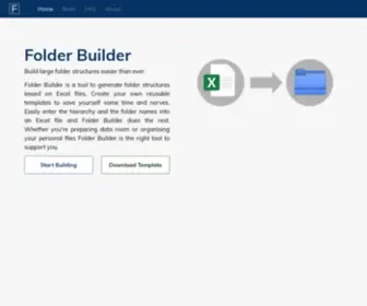 Thefolderbuilder.com(Thefolderbuilder) Screenshot