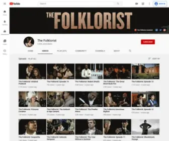 Thefolklorist.com(NewTV's The Folklorist) Screenshot