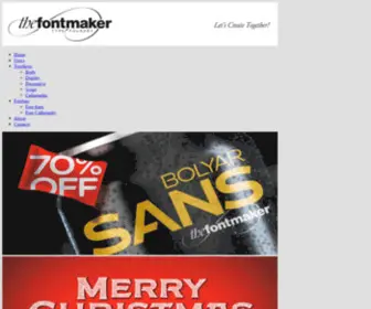 Thefontmaker.com(The Fontmaker) Screenshot